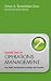 Essential Tools for Operations Management: Tools, Models and Approaches for Managers and Consultants