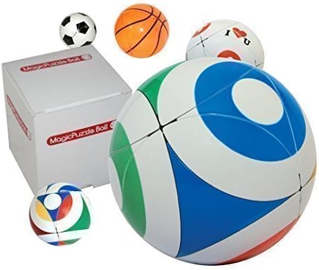 MagicPuzzle Ball (M), ring pattern, NEW MULTI challenge UNIQUE - brain teasers MYSTERY mind game - assembly game - coins saving box, for KIDS & ADULTS - DIFFERENT difficulty LEVELS