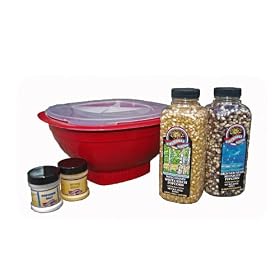 Fireworks Popcorn Microwave Popping Bowl and Gift Set,  Gift Box