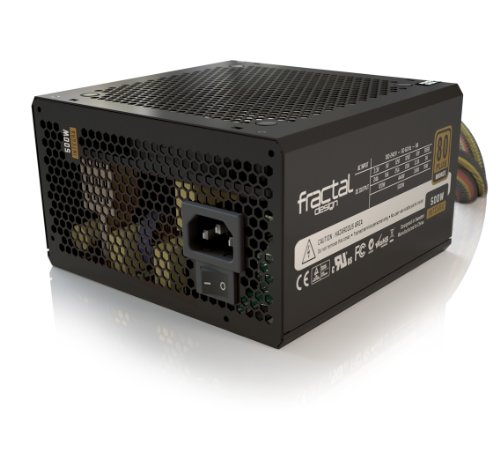 Fractal Design Integra R2 500-Watt 80 PLUS Bronze Certified ATX12V/EPS12V 500 Power Supply FD-PSU-IN2B-500W