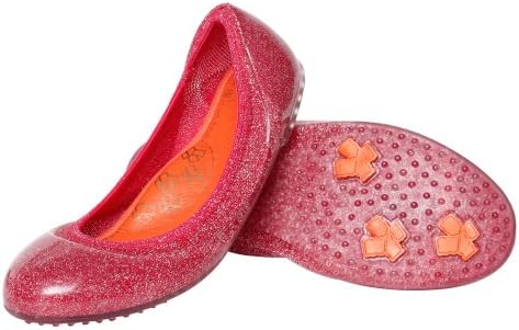 My Sugarcoat Comfy Jelly Knit Flat, Red Metallic, Size 9