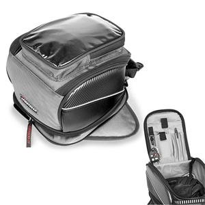 Firstgear Silverstone Tank Bag - Silver/Black