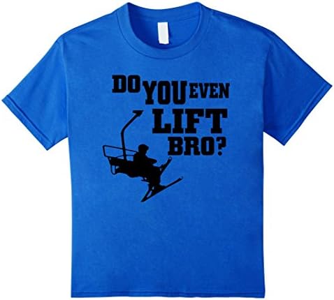 Kids Do You Even Lift Bro T-Shirt 4 Royal Blue