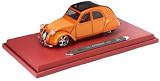 Diecast Model Citroen 2CV (Custom Shop) in Metallic Orange (1:18 scale)