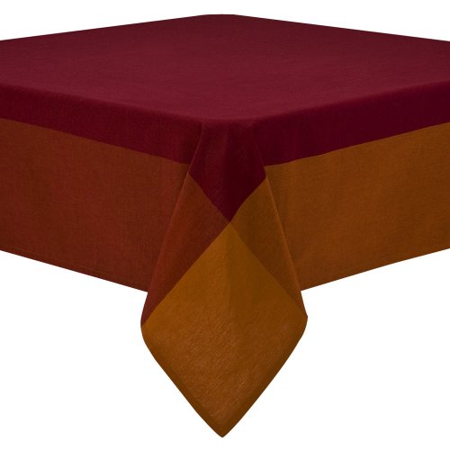 Home Plaid Border Tablecloth 70 Square