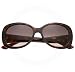 CARTIER SUNGLASSES DESIGNER FASHION AUTHENTIC RIMMED WITH GOLDEN FINISH DOUBLE C DECOR FRAME |TORTOISE-SHELL ACETATE LARGE OVAL SHAPE GRADED BROWN LENS T8200738