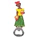 Kitchen & Housewares : Bottle Opener Magnet- Colorful Woman