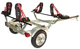 Malone MicroSport Trailer Two Kayak Transport Package with 2 Malone AutoLoader XV Kayak Carriers