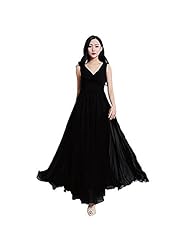 Chiffon/Polyester Off the Shoulder Spaghetti Strap Maxi Dress 