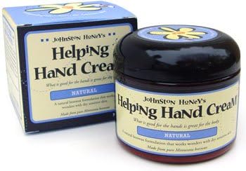 Johnston Honey's Helping Hand Cream - Natural Scent 6oz