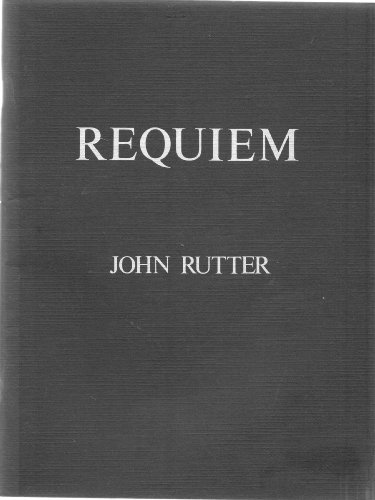 REQUIEM, Vocal Score for SATB