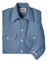 Dickies Men's Long Sleeve Chambray Shirt