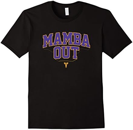 Men's Mamba Out Farewell Shirt - Farewell Mamba - Mamba Shirt Large Black