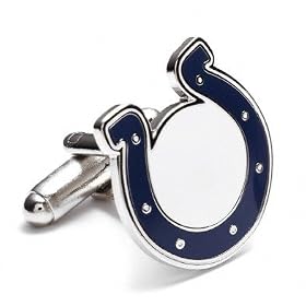 Click here to buy Indianapolis Colts Pair of Cufflinks by FansEdge.