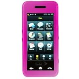 Samsung Instinct Silicone Rubber Skin Case Cover H Pink