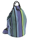 14L INSULATED DUFFLE COOL BAG - in vibrant Pacific Stripe