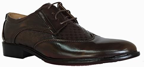 SHOE ARTISTS Fly Brown Modern Style Shoes, Size 7