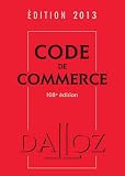 Acheter le livre Code de commerce 2013