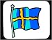 Decorated Mouse Pad with Sweden, International, Swedish