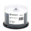 Verbatim 94949 700 MB 52x DataLifePlus White Thermal Printable Recordable Disc CD-R, 50-Disc Spindle