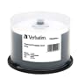 Verbatim 94949 700 MB 52x DataLifePlus White Thermal Printable Recordable Disc CD-R, 50-Disc Spindle