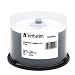 Verbatim 94949 700 MB 52x DataLifePlus White Thermal Printable Recordable Disc CD-R, 50-Disc Spindle