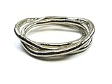 Bendy Flexible and Shapeable Snake Necklace in Classic Silver Tone