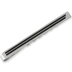 Schmuck-Pur Hochwertige Edelstahl-Krawattennadel Black Line