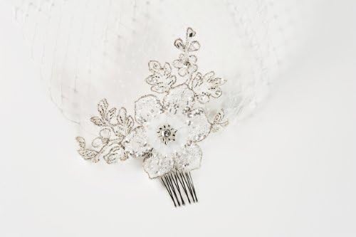Lace Birdcage veil - OPHELIE