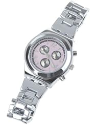 Orient Idea Ori-0328E Stylish Luminous Hands Decorative Sub-Dials Quartz Wrist Watch for Lady - Pink