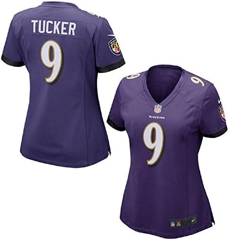Women's Justin Tucker #9 Purple Jerseys