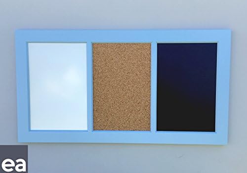 Large Framed Chalkboard - Triple - Chalkboard Framed - Cork/White/Chalkboard (Not Slate) - Available in 3 sizes