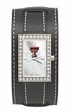 Texas Tech Red Raiders Women's Black Leather Starlette Watch
