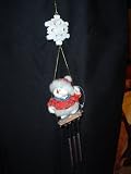 SWINGING SNOWMAN WIND CHIMES - B001DRKEUA