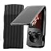 EASYi - New Sony Walkman S Series Luxury Black Leather Flip Case Cover & Sock Cover for Sony S NWZS765 2011 MODEL