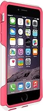 OtterBox COMMUTER iPhone 6/6s Case - Frustration-Free Packaging - NEON ROSE (WHISPER WHITE/BLAZE PINK)