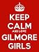 Keep Calm And Love Gilmore Girls Poster - 43cm x 30cm