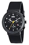 Braun Herren-Armbanduhr XL BN0035BKBKG Chronograph Leder BN0035BKBKG