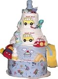 4 Tier Beep Beep Baby Diaper Cake