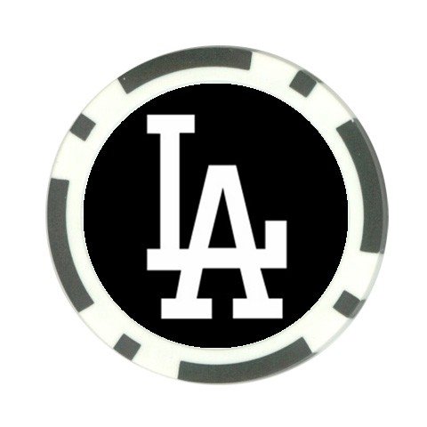 Dodgers LA Poker Chip Card Guard Great Gift Idea