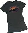 "I Went to Caprica City - And All I Got Was This Frakkin' T-Shirt" - Battlestar Galactica Crop Sleeve Fitted Juniors T-Shirt