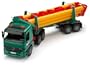 MB Actros Pole loading truck with portal jib crane