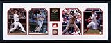 Washington Nationals Diamond Stars - 2005 Sluggers - Framed 8x10 Photographs with Game Used Baseball