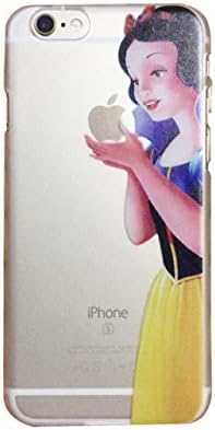 Iphone 6 and 6s Cute Transparent Case Cover Lovely Disney Mickey Mouse Eating/princess Eating (Snow White 5.5)