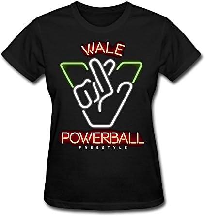 Women's wale powerball Black T-shirt