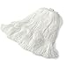 Rubbermaid FGT20106WH00 Large Looped-End Finish Mop - 1" Headband, Filament Yarn, White