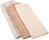 Regency Back to Nature Kitchen Towels, Terry, 13-Inches-by-24-Inches, Set of 6