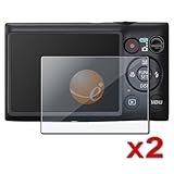2 Pack Screen Guard Protector For Canon ELPH 300 HS / IXUS 220 HS