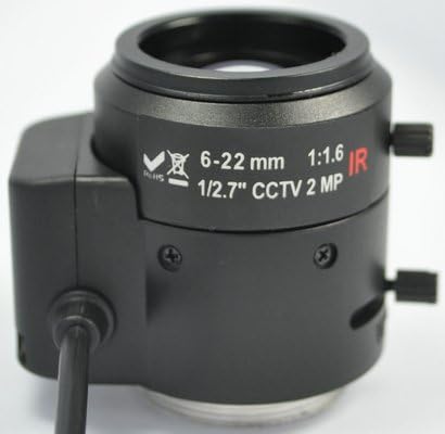 SecuQuest LYVL02-0622 2MP 6-22 mm Varifocal Lens (CS Mount)