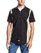 Dickies Occupational Workwear LS524BKDS 2XL Polyester/Cotton Men's Short Sleeve Industrial Color Block Shirt, 2X-Large, Black/Desert Sand